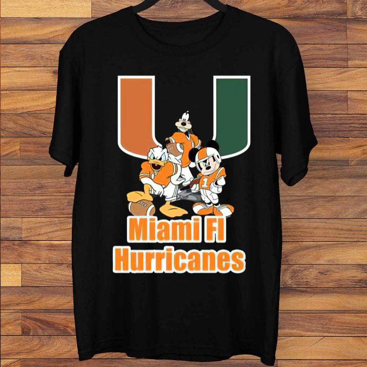 Disney Cartoon Miami Hurricanes Unisex T-Shirt Disney Cartoon Miami Hurricanes Unisex T-Shirt