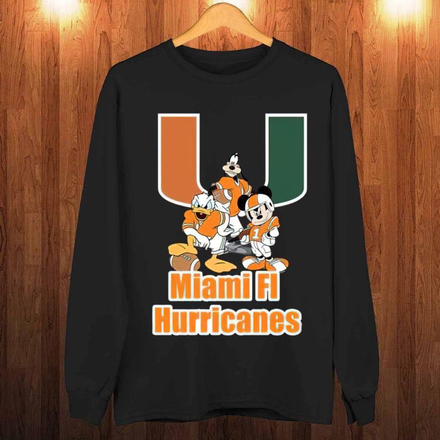 Disney Cartoon Miami Hurricanes Unisex T-Shirt Disney Cartoon Miami Hurricanes Unisex T-Shirt