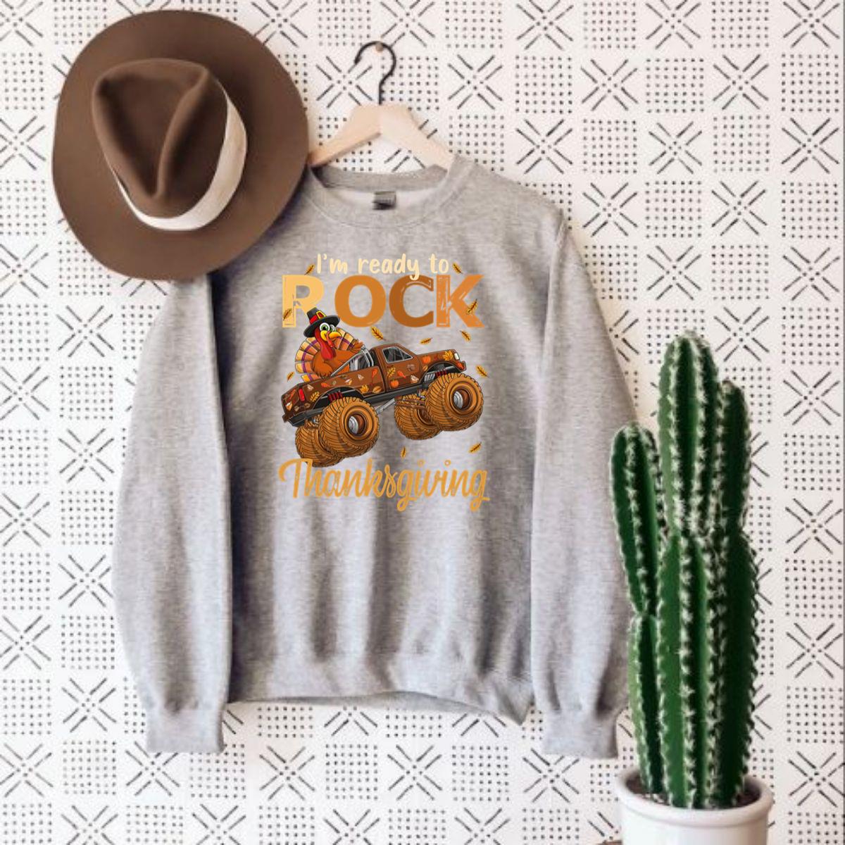 Funny Thanksgiving Turkey Monster Truck T-Shirt Funny Thanksgiving Turkey Monster Truck T-Shirt