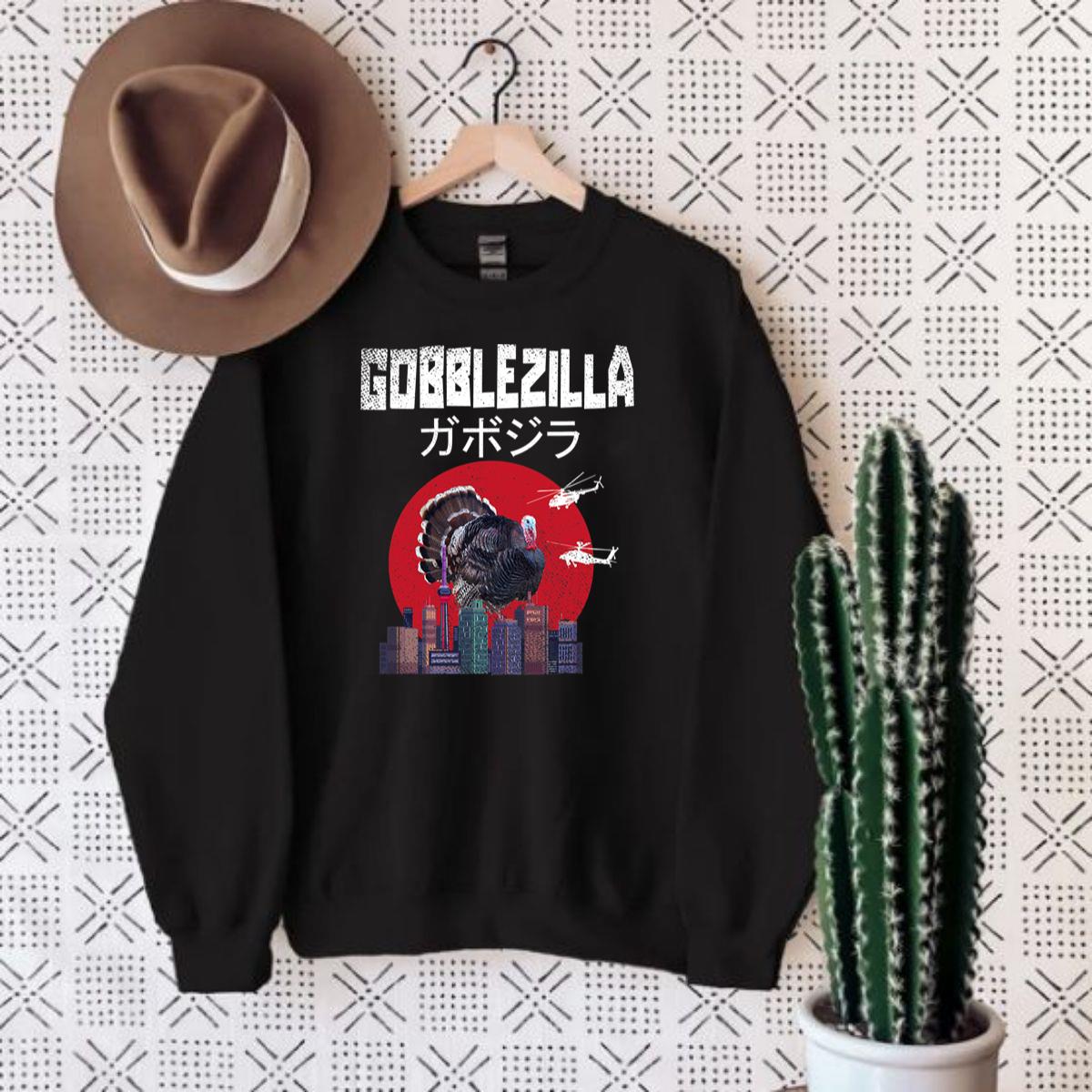 Gobblezilla Turkey Thanksgiving T-Shirt Gobblezilla Turkey Thanksgiving T-Shirt
