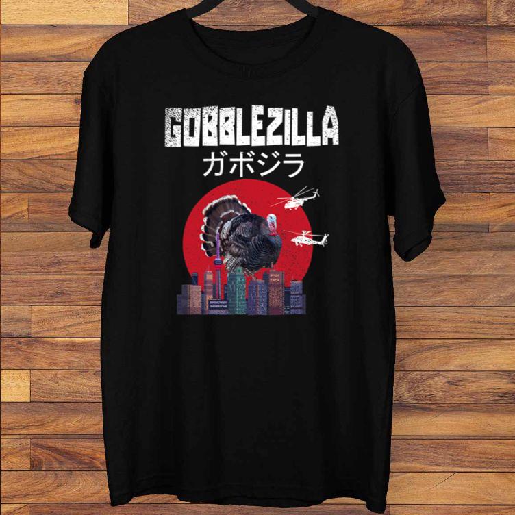 Gobblezilla Turkey Thanksgiving T-Shirt Gobblezilla Turkey Thanksgiving T-Shirt