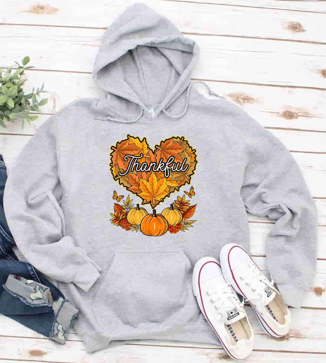 Happpy Thanksgiving Autumn Fall Maple Leaves Thankful T-Shirt Happpy Thanksgiving Autumn Fall Maple Leaves Thankful T-Shirt