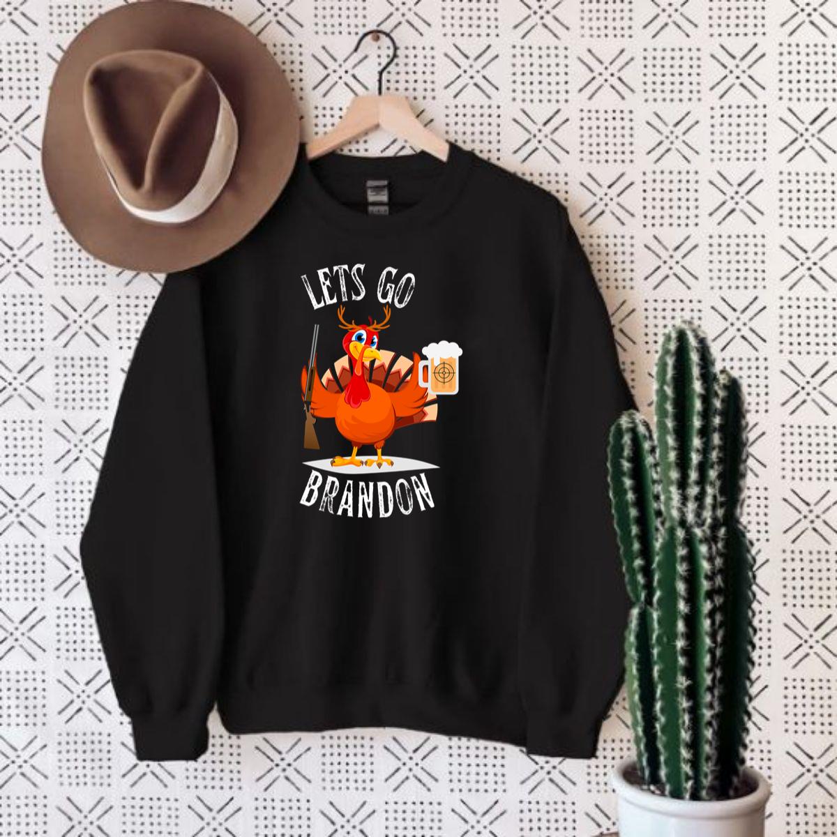 Lets Go Brandon Thanksgiving Turkey T-Shirt Lets Go Brandon Thanksgiving Turkey T-Shirt