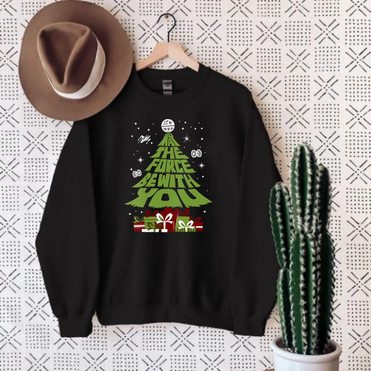 Star Wars May The Force Be With You Christmas Tree Sweatshirt Star Wars May The Force Be With You Christmas Tree Sweatshirt