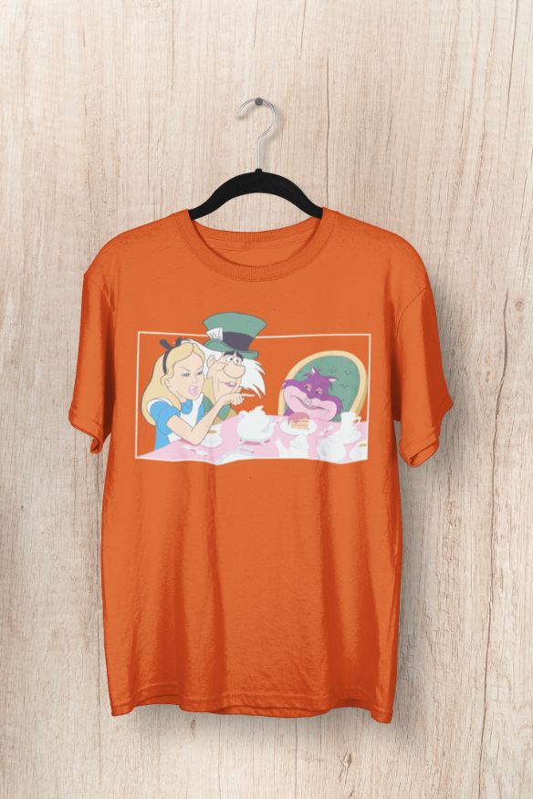 Alice In Wonderland Angry Spooky Cat Meme T-Shirt Alice In Wonderland Angry Spooky Cat Meme T-Shirt