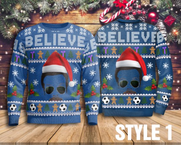 Believe Team Lasso Christmas Ugly Sweater Believe Team Lasso Christmas Ugly Sweater