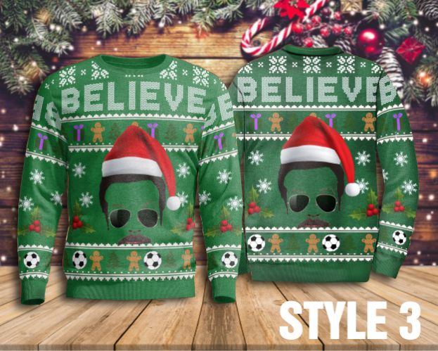 Believe Team Lasso Christmas Ugly Sweater Believe Team Lasso Christmas Ugly Sweater