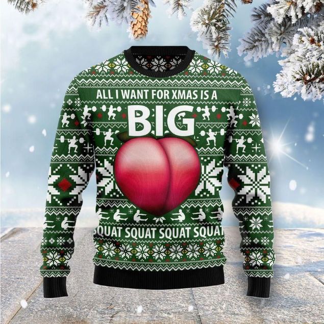 Big Booty Christmas 3D Sweater Big Booty Christmas 3D Sweater
