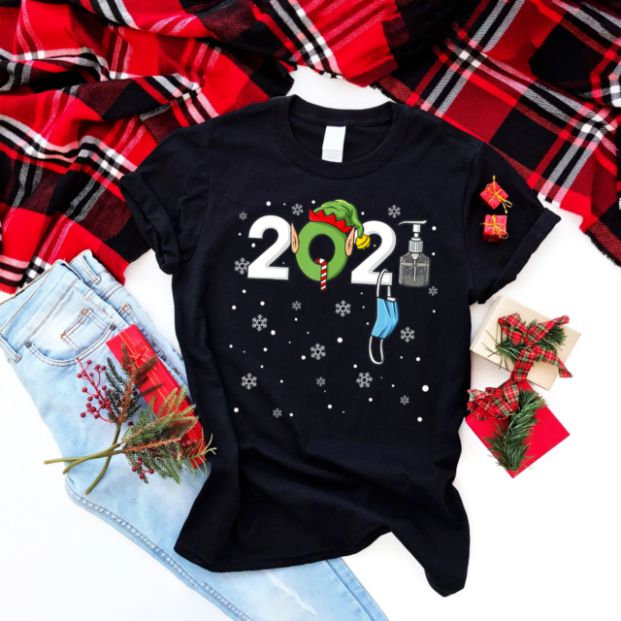 Christmas Elf 2021 Funny Unisex T-Shirt Christmas Elf 2021 Funny Unisex T-Shirt