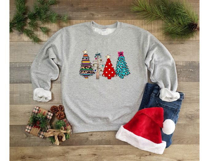 Christmas Shirts Wild Polka Dot Sweatshirt Christmas Shirts Wild Polka Dot Sweatshirt