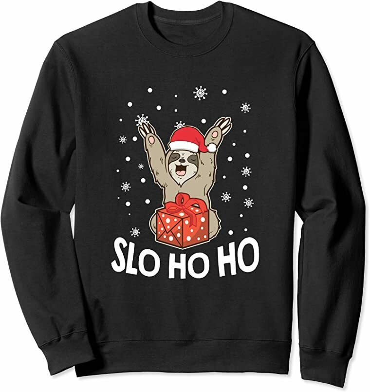 Christmas Sloth Ho Ho Merry Slothmas Unisex Sweatshirt Christmas Sloth Ho Ho Merry Slothmas Unisex Sweatshirt