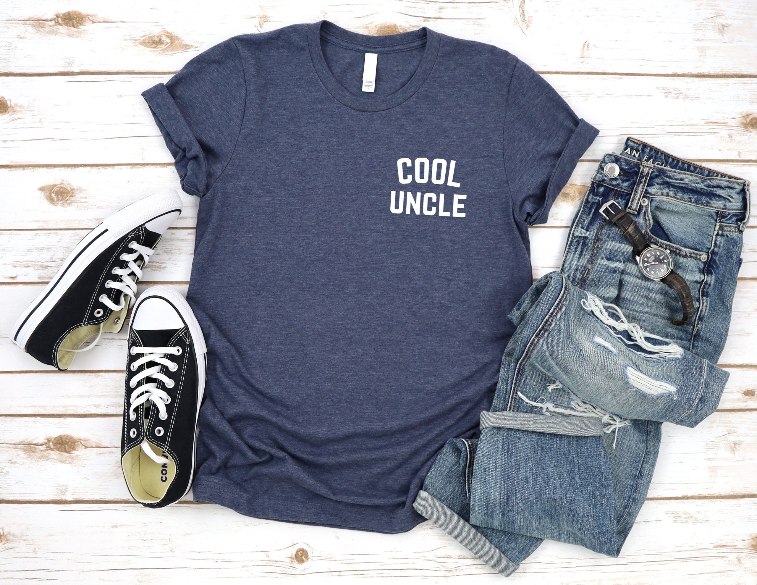 Cool Uncle Left Chest Unisex T-Shirt Cool Uncle Left Chest Unisex T-Shirt