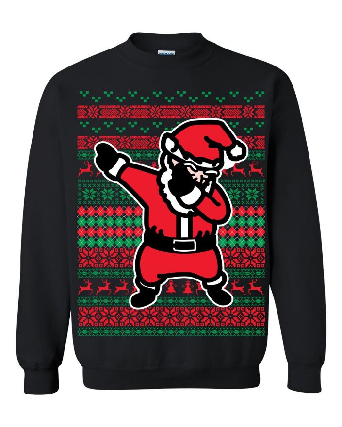 Dabbing Santa Claus Unisex Sweatshirt Dabbing Santa Claus Unisex Sweatshirt