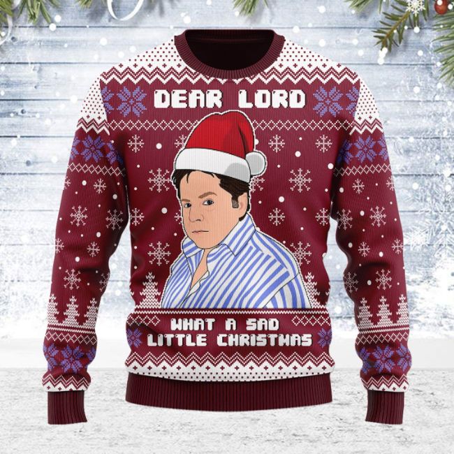 Dear Lord What A Sad Little Christmas Ugly 3D Sweater Dear Lord What A Sad Little Christmas Ugly 3D Sweater