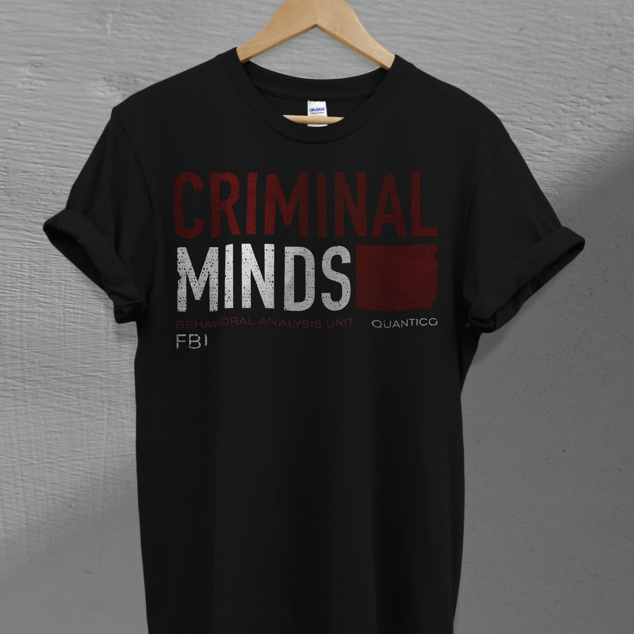 Distressed Criminal Minds TV Series Unisex T-Shirt Distressed Criminal Minds TV Series Unisex T-Shirt