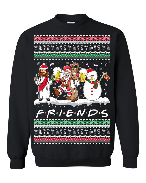 Friends Christmas Unisex Sweatshirt Friends Christmas Unisex Sweatshirt