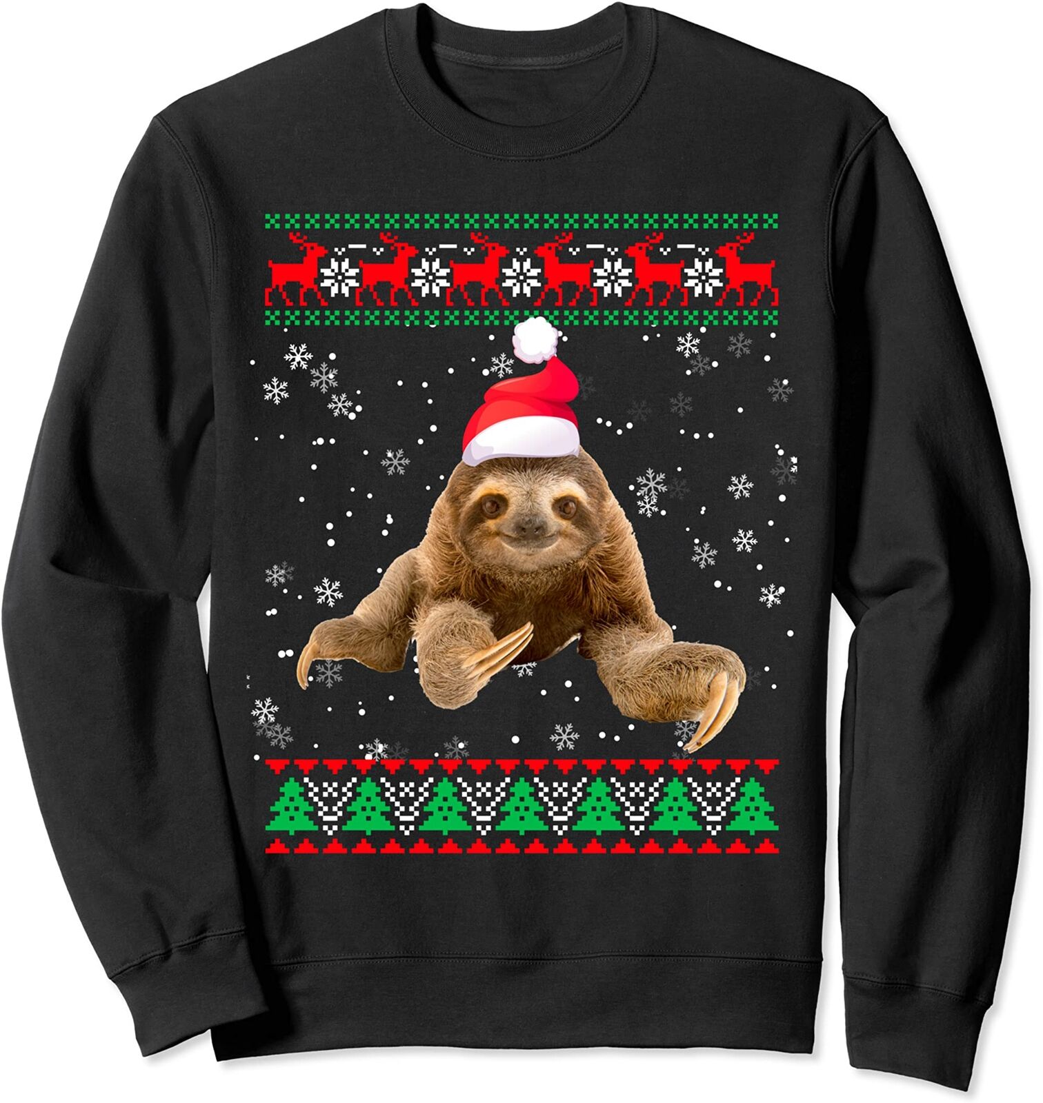 Funny Christmas Sloth Unisex Sweatshirt Funny Christmas Sloth Unisex Sweatshirt