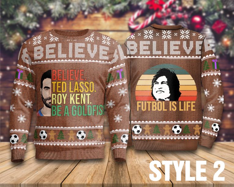 FutBol Is Life Sweater, Christmas Ted Lasso Sweater FutBol Is Life Sweater, Christmas Ted Lasso Sweater