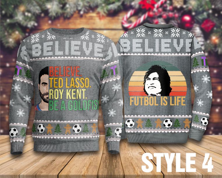 FutBol Is Life Sweater, Christmas Ted Lasso Sweater FutBol Is Life Sweater, Christmas Ted Lasso Sweater