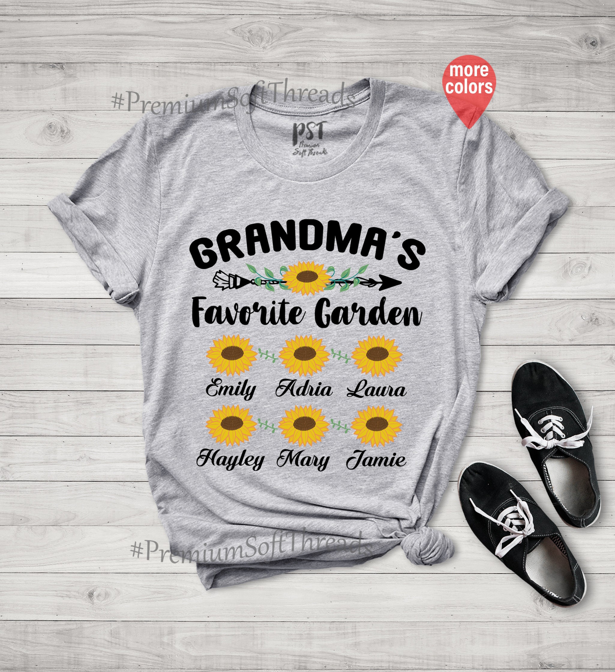 Grandma's Favorite Garden Unisex T-Shirt Grandma's Favorite Garden Unisex T-Shirt