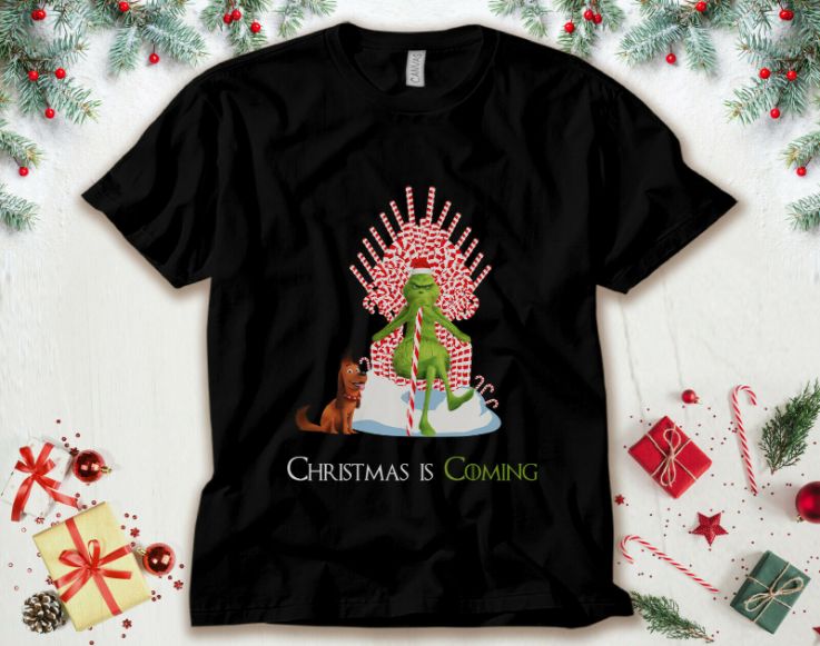 Grinch King And Max Lights Christmas Unisex T-Shirt Grinch King And Max Lights Christmas Unisex T-Shirt