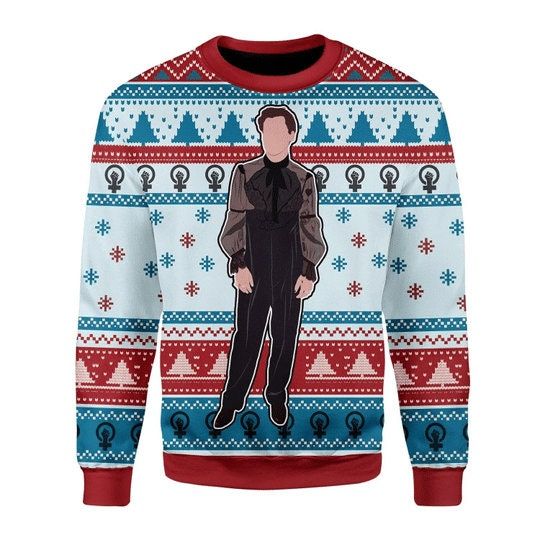 Harry In Dress Styles Christmas Ugly Wool Knitted Sweater Harry In Dress Styles Christmas Ugly Wool Knitted Sweater