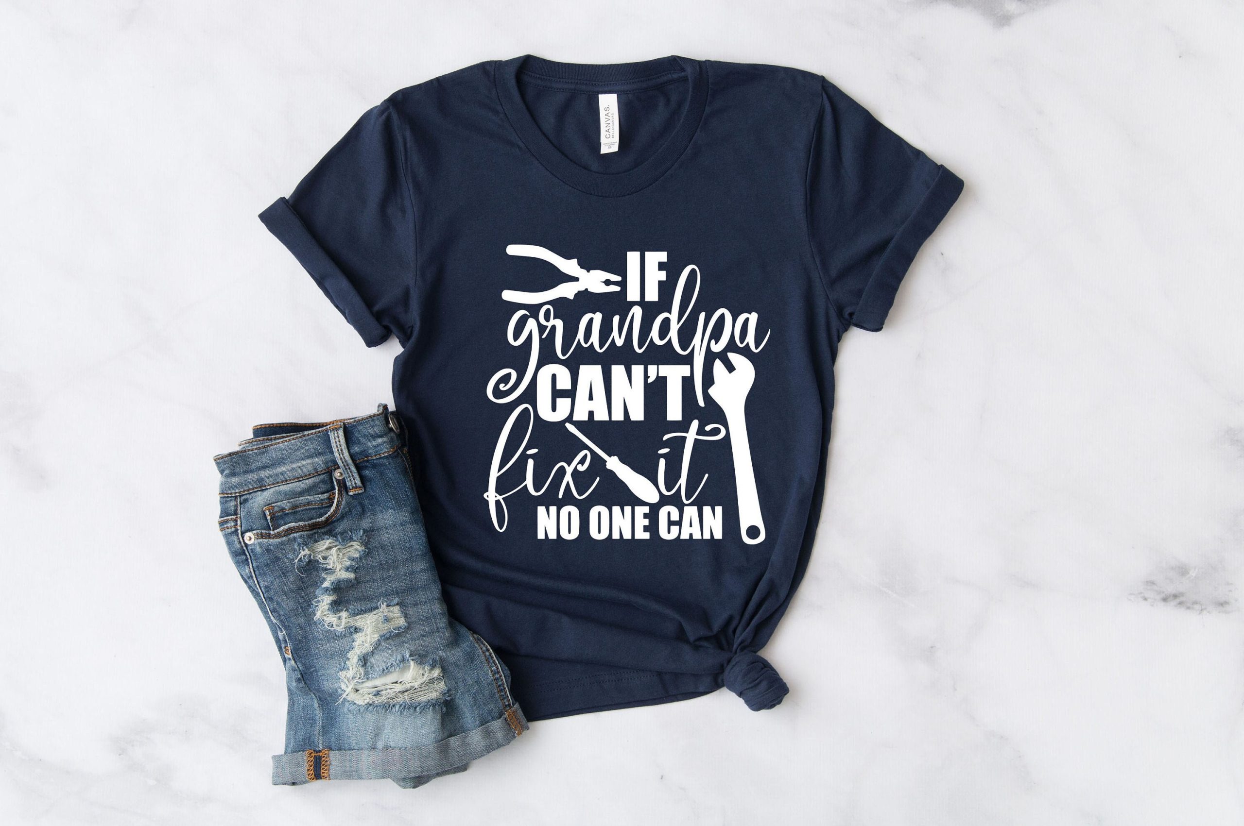 If Grandpa Can't Fix It No One Can Unisex T-Shirt If Grandpa Can't Fix It No One Can Unisex T-Shirt