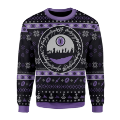 LOTR The Fellowship Unisex Sweater, Lord Of The Rings Sweater