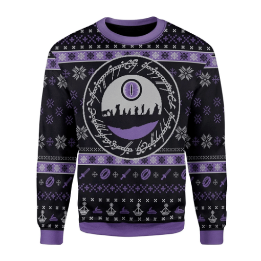 LOTR The Fellowship Unisex Sweater, Lord Of The Rings Sweater
