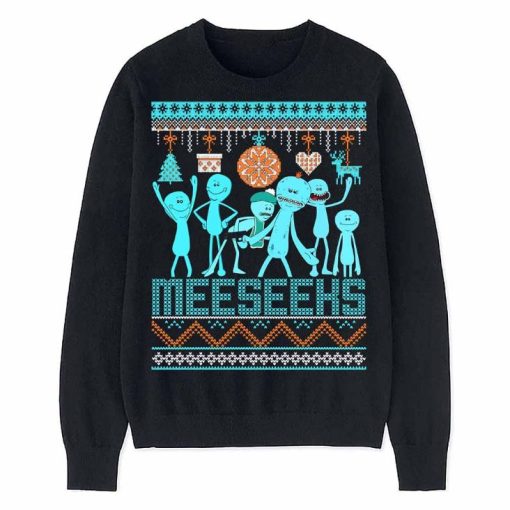 MEESEEKS Me Cartoon Ugly Christmas T-Shirt