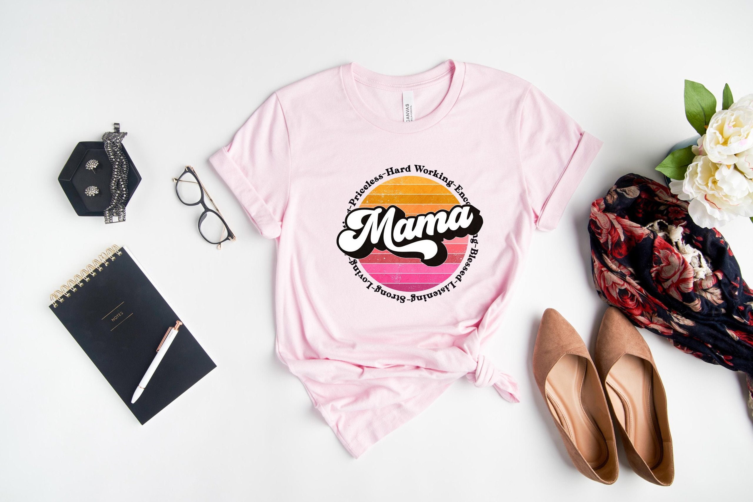 Pregnancy, Retro Mama Unisex T-Shirt Pregnancy, Retro Mama Unisex T-Shirt