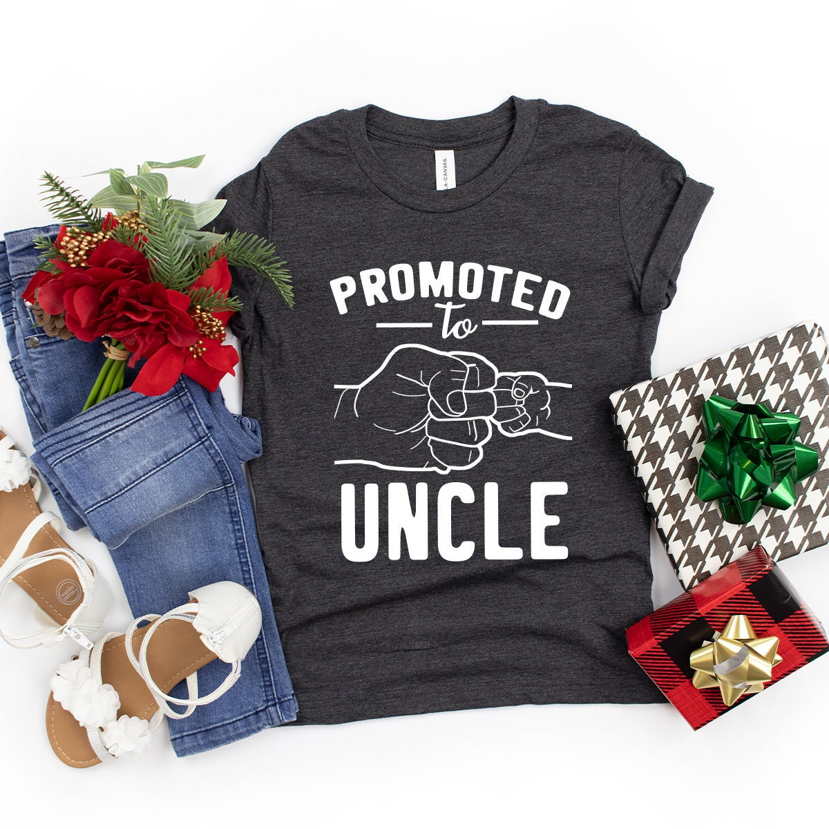 Promoted To Uncle Unisex T-Shirt Promoted To Uncle Unisex T-Shirt