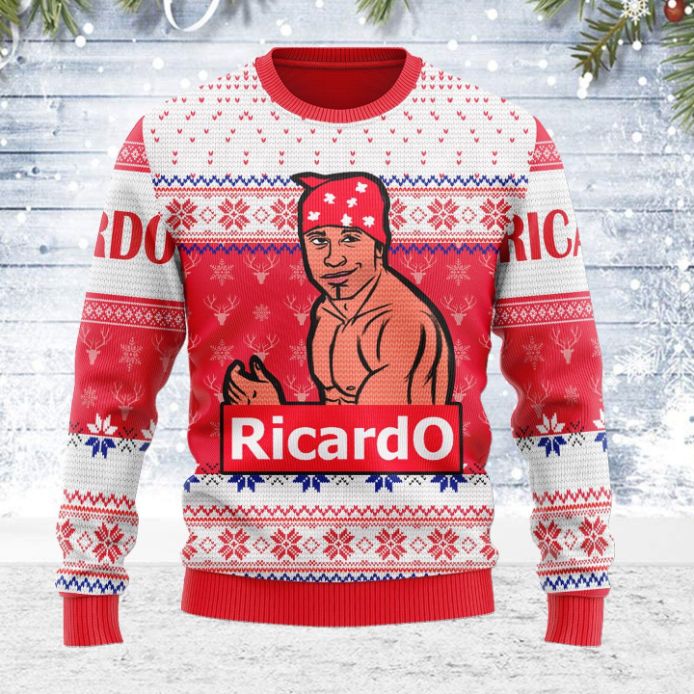 Ricardo Milos Meme Funny Ugly Sweater Ricardo Milos Meme Funny Ugly Sweater