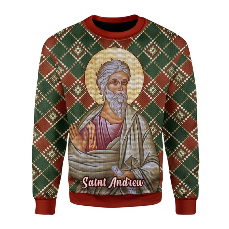 Saint Andrew The Apostle 3D Sweater Saint Andrew The Apostle 3D Sweater