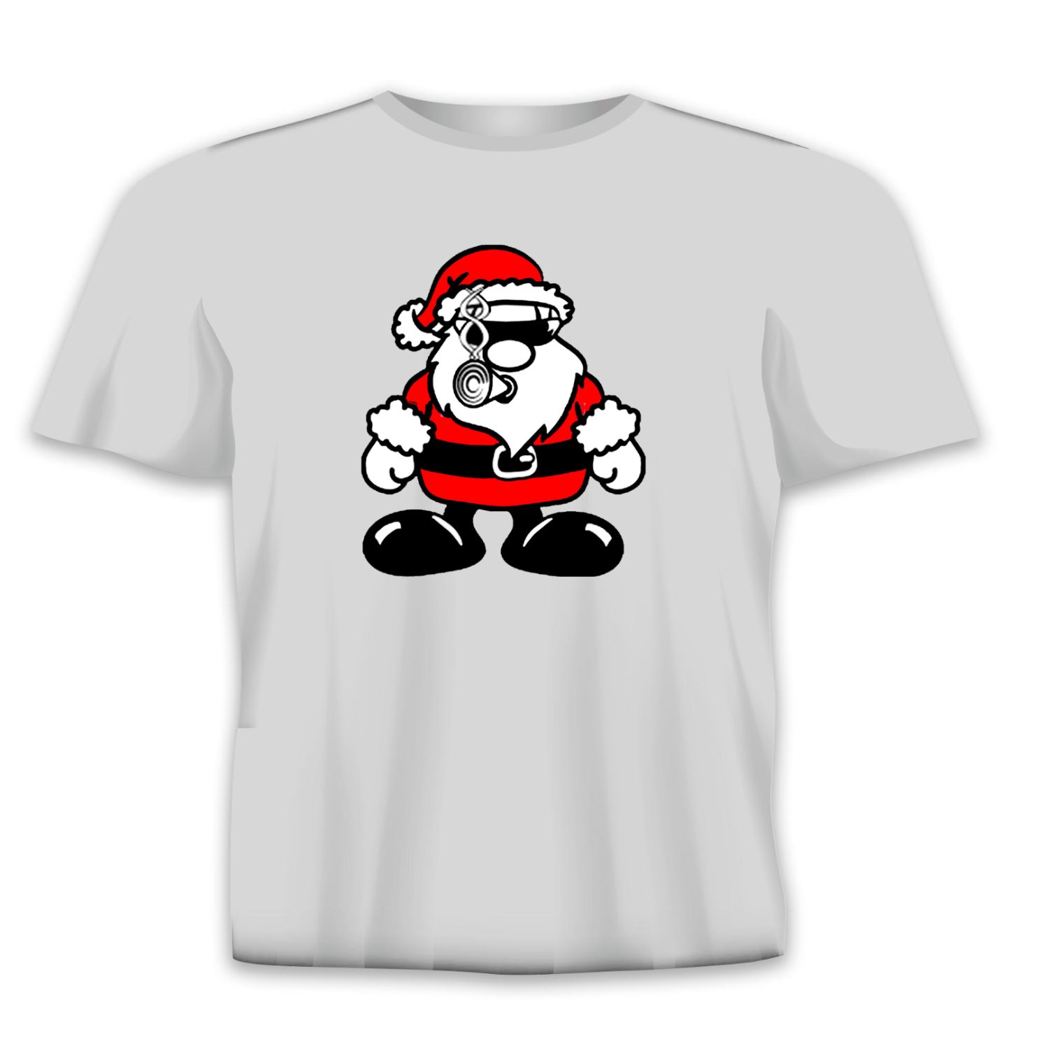 Santa Smoking Cigar Beard Christmas Unisex T-Shirt Santa Smoking Cigar Beard Christmas Unisex T-Shirt