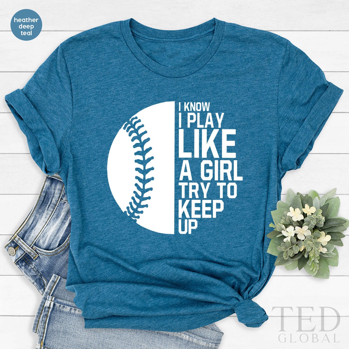 Softball Girls Unisex T-Shirt Softball Girls Unisex T-Shirt