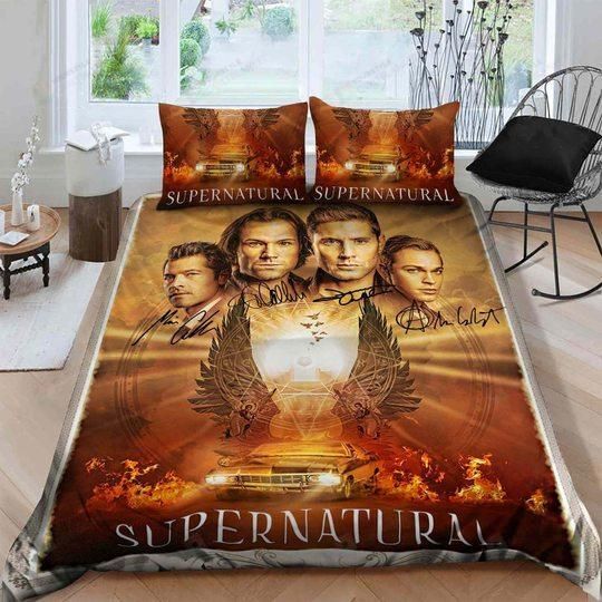 Supernatural Poster Bedding Set Supernatural Poster Bedding Set