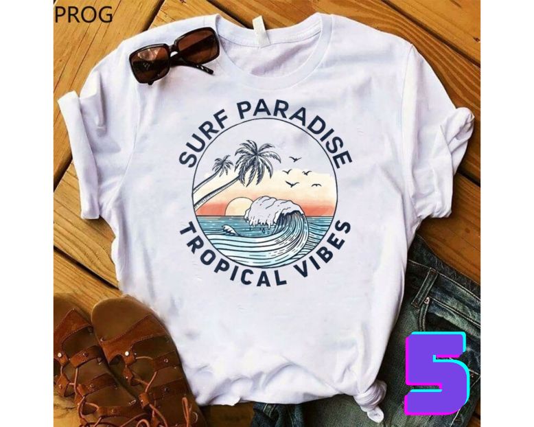 Surf Paradise Tropical Vibes T-Shirt Surf Paradise Tropical Vibes T-Shirt