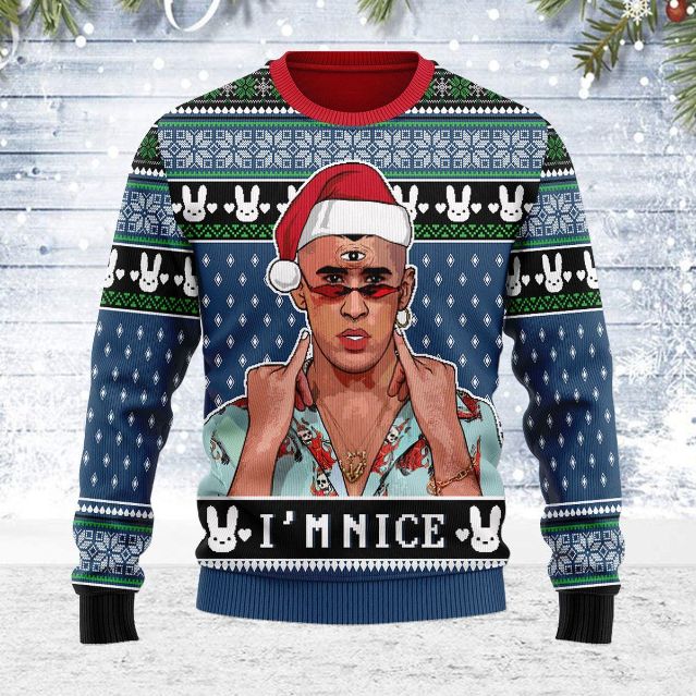 The Offspring I'm Nice Pretty Fly For A White Guy Meme Ugly Sweater The Offspring I'm Nice Pretty Fly For A White Guy Meme Ugly Sweater