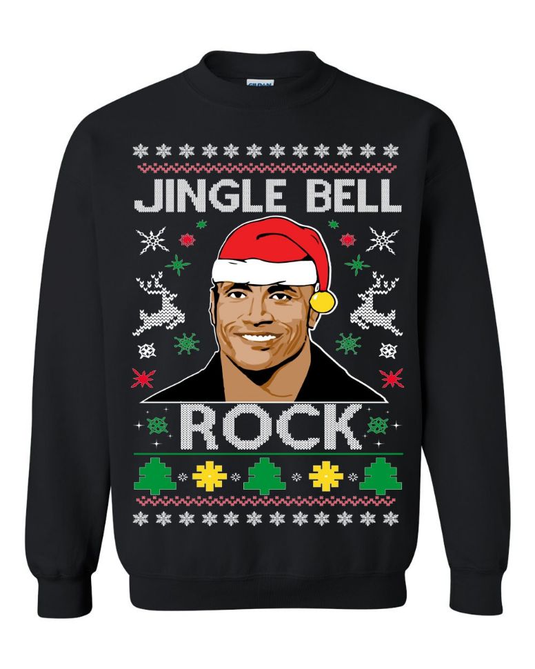 The Rock Jingle Bell Rock Unisex Sweatshirt The Rock Jingle Bell Rock Unisex Sweatshirt