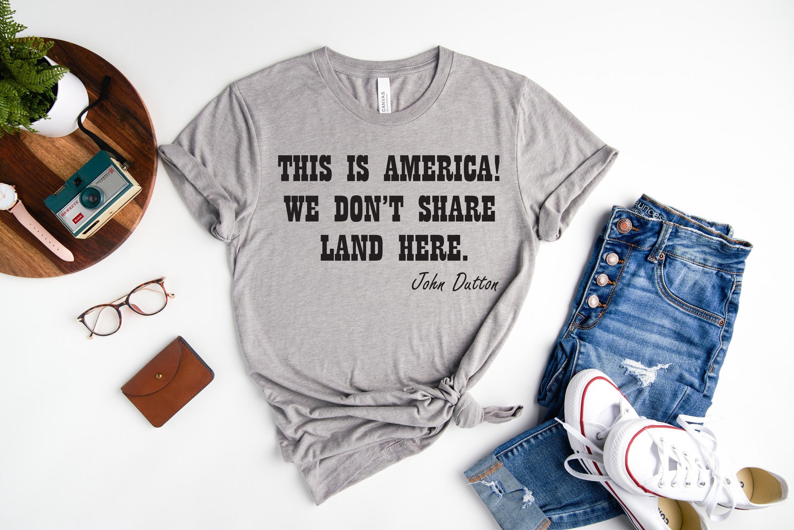 This Is America, We Don't Share Land Here Unisex T-Shirt This Is America, We Don't Share Land Here Unisex T-Shirt