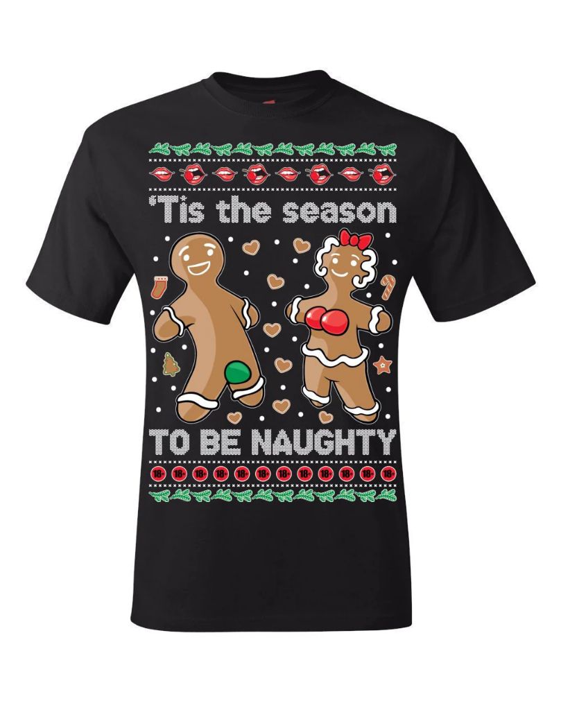 Tis The Season to be Naughty Ugly Christmas Sweater Tis The Season to be Naughty Ugly Christmas Sweater