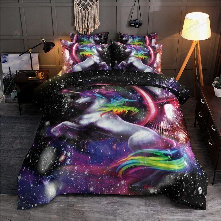 Unicorn Rainbow Galaxy Bedding Set Unicorn Rainbow Galaxy Bedding Set