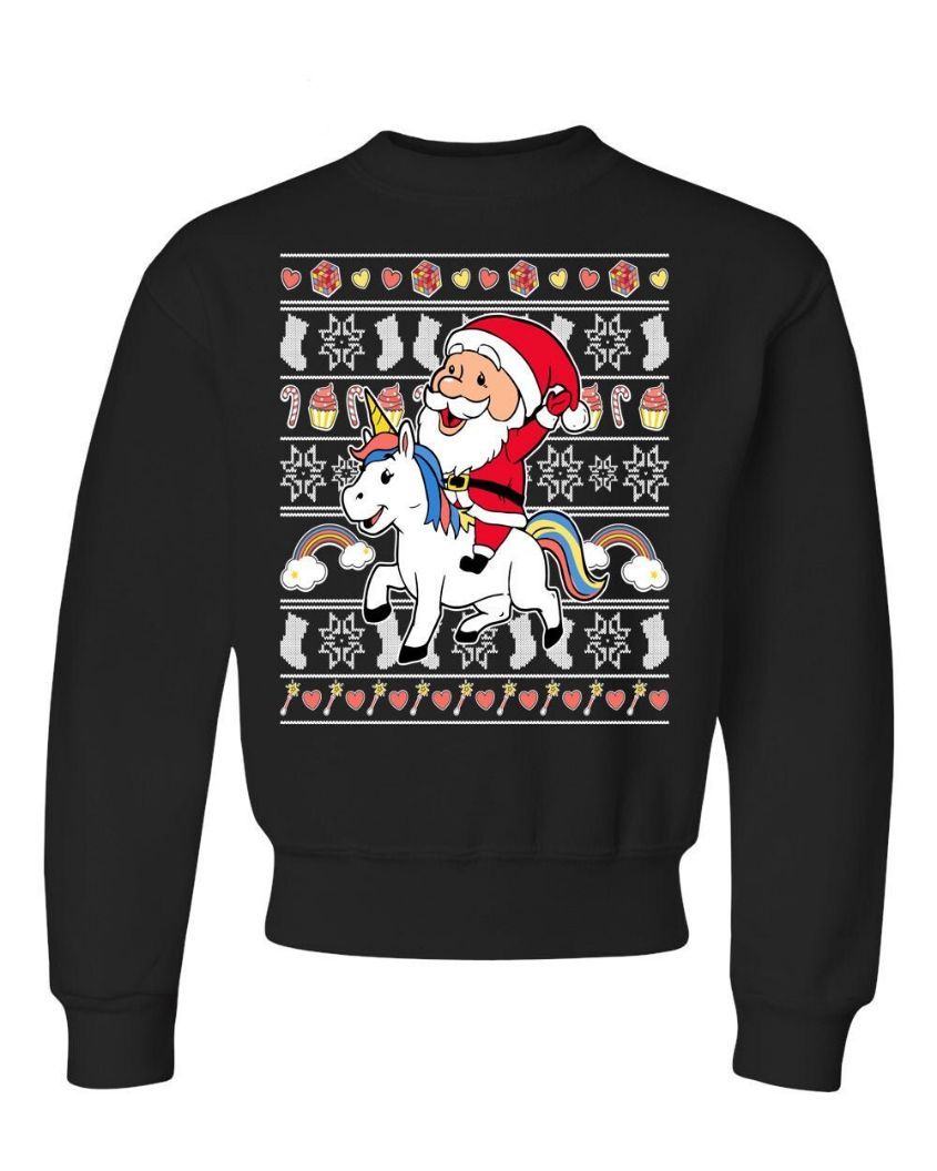 Unicorn Santa Claus Unisex Sweatshirt Unicorn Santa Claus Unisex Sweatshirt