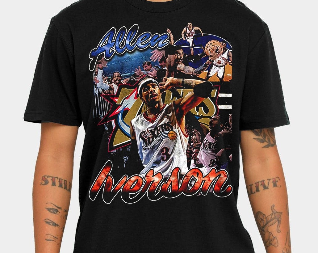 Allen Iverson The Answer Philadelphia 76ers Unisex T-Shirt Allen Iverson The Answer Philadelphia 76ers Unisex T-Shirt