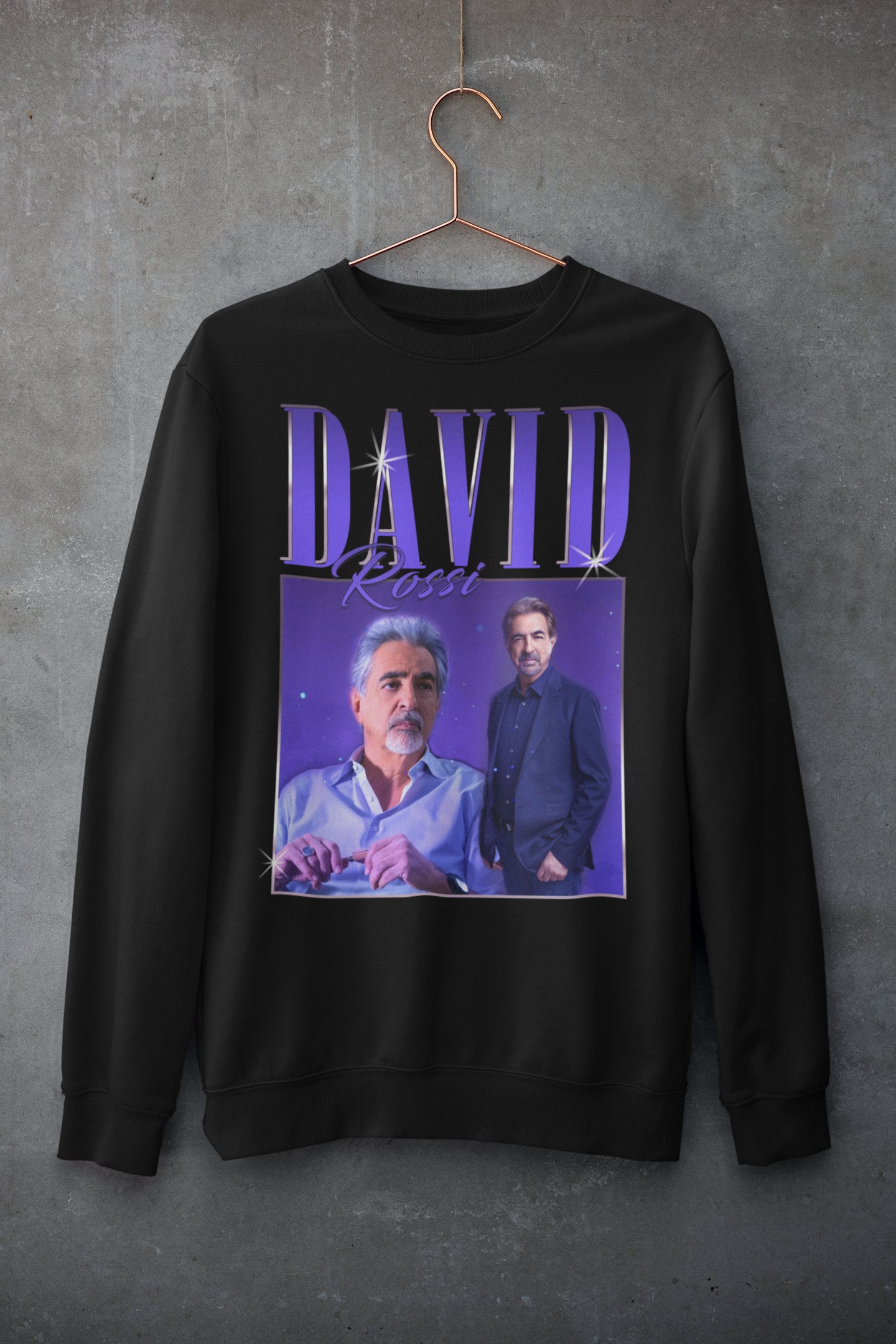 Vintage David Rossi Criminal Minds TV Series Homage Unisex Sweatshirt Vintage David Rossi Criminal Minds TV Series Homage Unisex Sweatshirt
