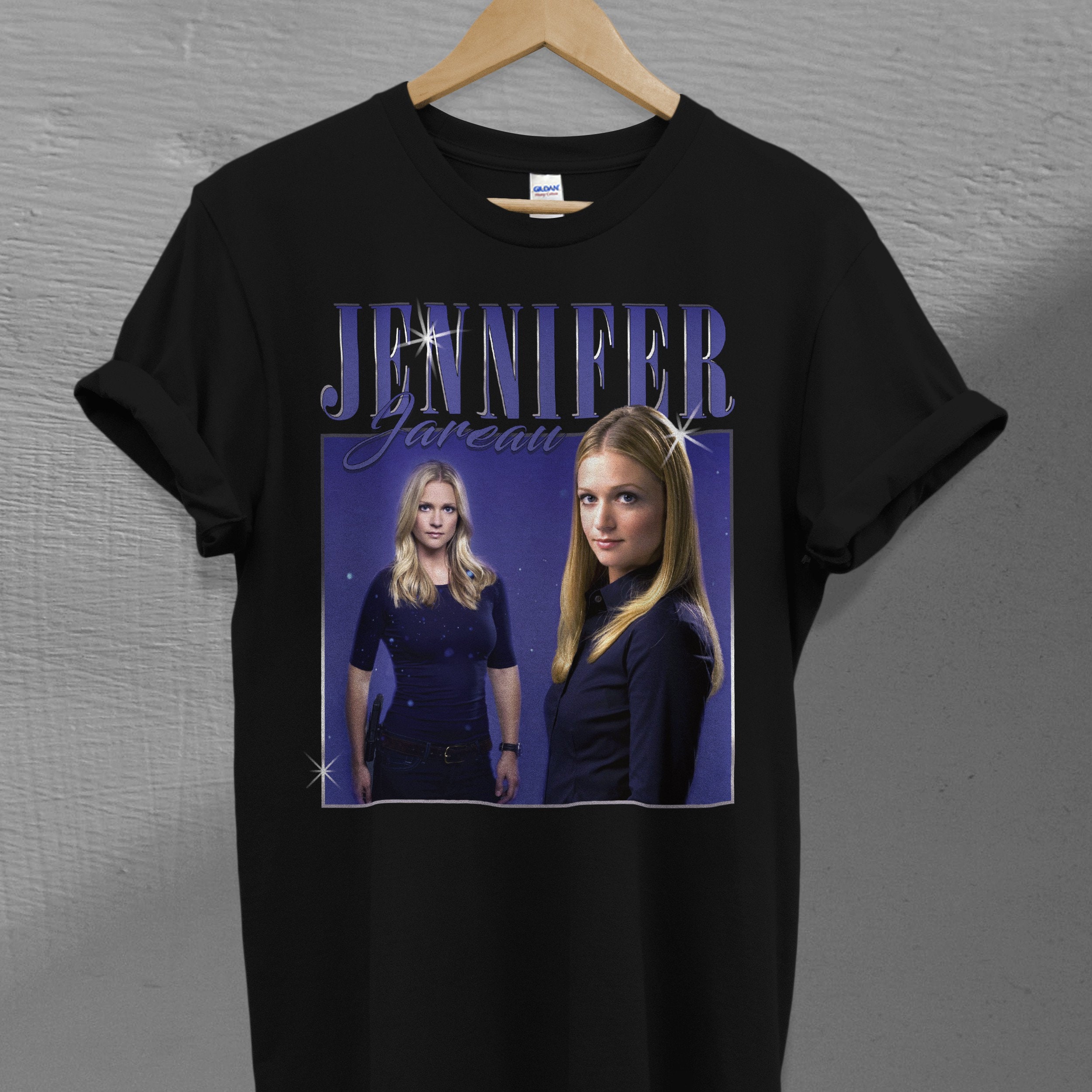 Vintage Jennifer Jareau Criminal Minds TV Series Homage Unisex T-Shirt Vintage Jennifer Jareau Criminal Minds TV Series Homage Unisex T-Shirt