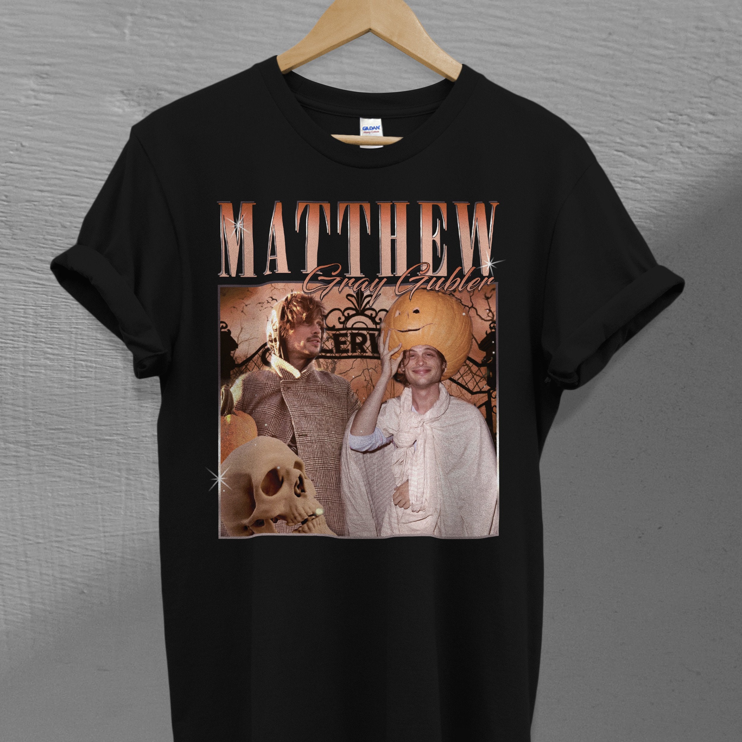 Vintage Matthew Gray Gubler Halloween Homage Unisex T-Shirt Vintage Matthew Gray Gubler Halloween Homage Unisex T-Shirt