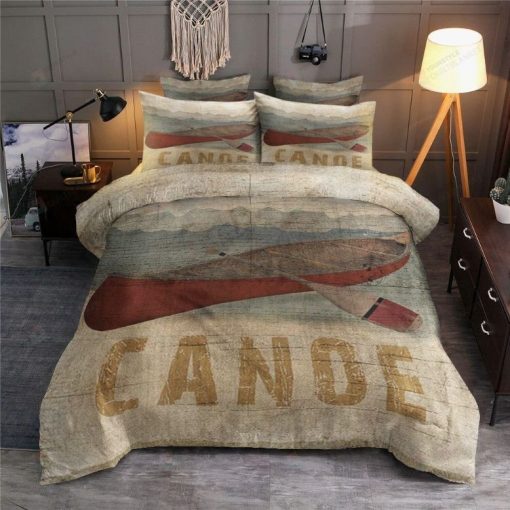 Vintage Retro Canoe Bedding Set