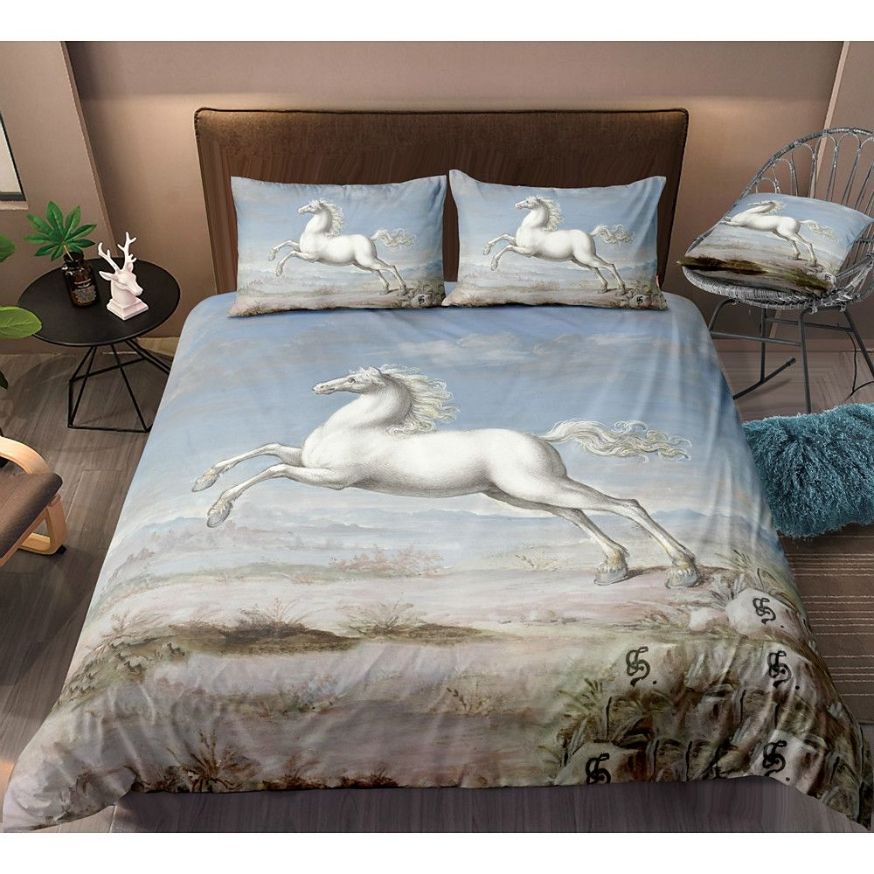 White Horse Bedding Set White Horse Bedding Set